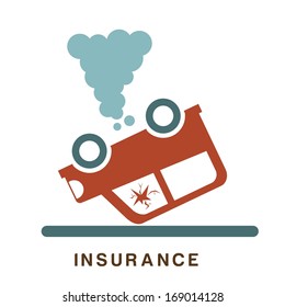 insurance design over white background vector illustration