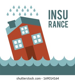 insurance design over white  background vector illustration