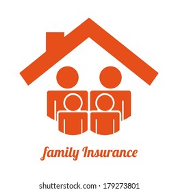 insurance design over  white background vector illustration