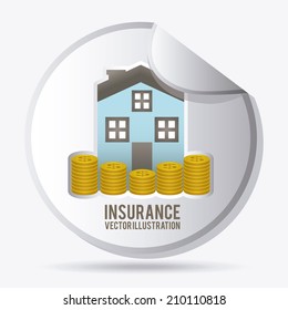 insurance design over white background vector illustration