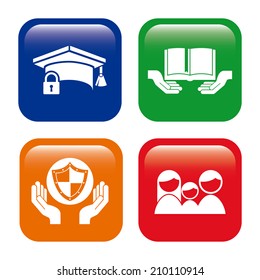 insurance design over white background vector illustration