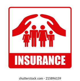 insurance design over  white  background vector illustration