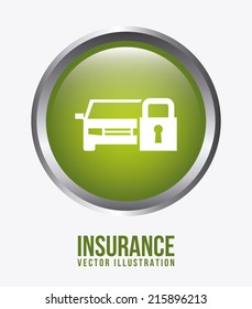 insurance design over  white  background vector illustration 