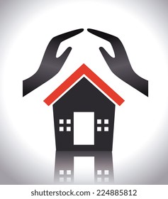 Insurance design over white background, vector illustration