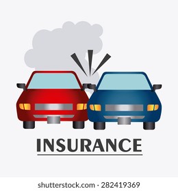 Insurance design over white background, vector illustration.