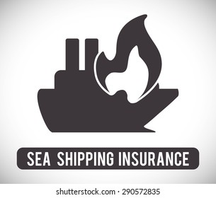 Insurance design over white background, vector illustration 