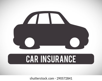 Insurance design over white background, vector illustration 