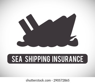 Insurance design over white background, vector illustration 