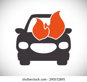 Insurance design over white background, vector illustration 