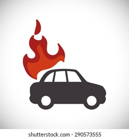 Insurance design over white background, vector illustration 