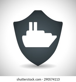 Insurance design over white background, vector illustration