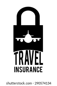 Insurance design over white background, vector illustration