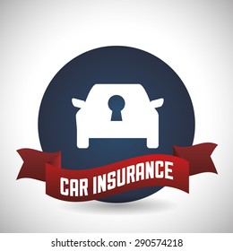 Insurance design over white background, vector illustration
