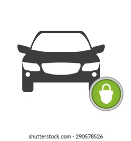 Insurance design over white background, vector illustration