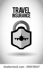 Insurance design over white background, vector illustration