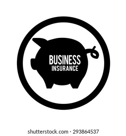 Insurance design over white background, vector illustration