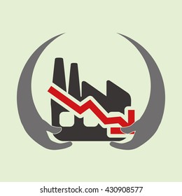 Insurance design.  protection concept.  isolated illustration