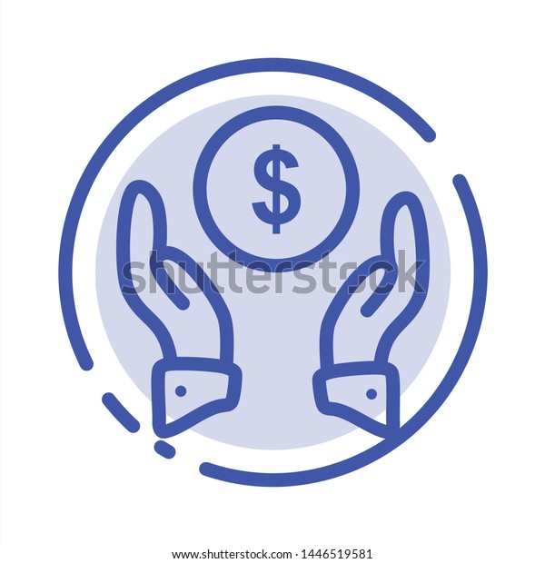 Insurance, Finance Insurance, Money, Protection Blue\
Dotted Line Line\
Icon