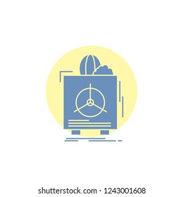 insurance, Fragile, product, warranty, health Glyph Icon.