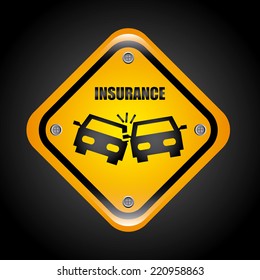 insurance graphic design , vector illustration