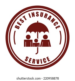 insurance graphic design , vector illustration