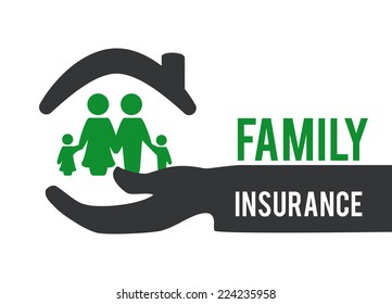 insurance graphic design , vector illustration