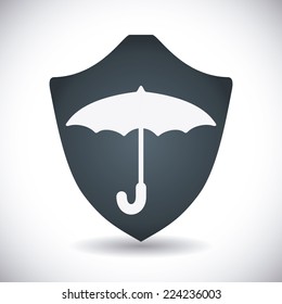 insurance graphic design , vector illustration