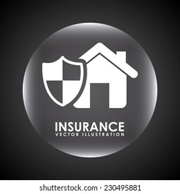 insurance graphic design , vector illustration