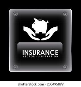 insurance graphic design , vector illustration