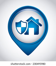 insurance graphic design , vector illustration
