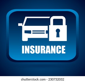insurance graphic design , vector illustration