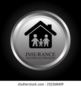insurance graphic design , vector illustration