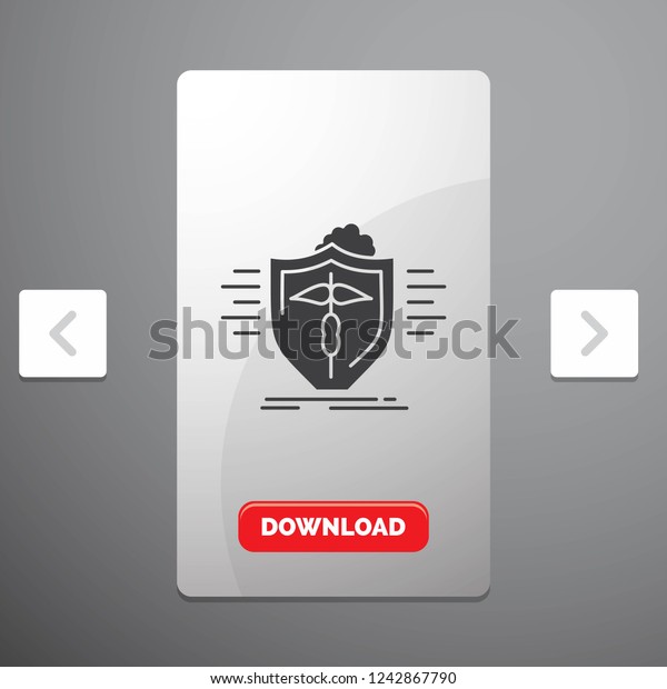insurance,\
health, medical, protection, safe Glyph Icon in Carousal Pagination\
Slider Design & Red Download\
Button