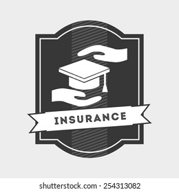 insurance icon design, vector illustration eps10 graphic 