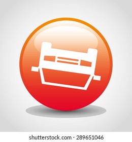 insurance icon design, vector illustration eps10 graphic 