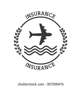 insurance icon design, vector illustration eps10 graphic 