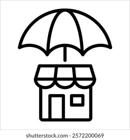 Insurance Icon Element For Design