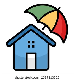 Insurance Icon Element For Design