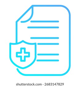 Versicherungs-Icon-Element für Design