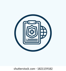 insurance icon isolated on white background from finance collection. insurance icon trendy and modern insurance symbol for logo, web, app