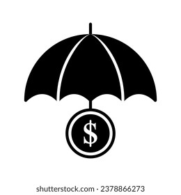 insurance icon logo design vector template illustration