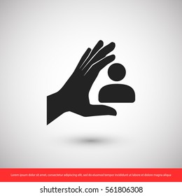 insurance  icon. One of set web icons