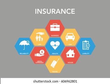 Insurance Icon Set