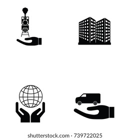 insurance icon set