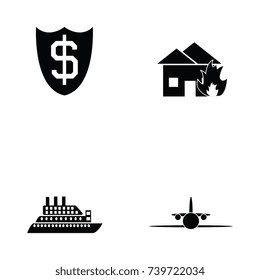 insurance icon set