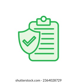 Insurance icon set. insurance symbol vector