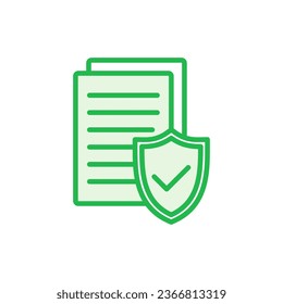 Insurance icon set. insurance symbol vector