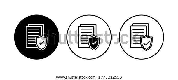 Insurance icon set.
insurance symbol
vector