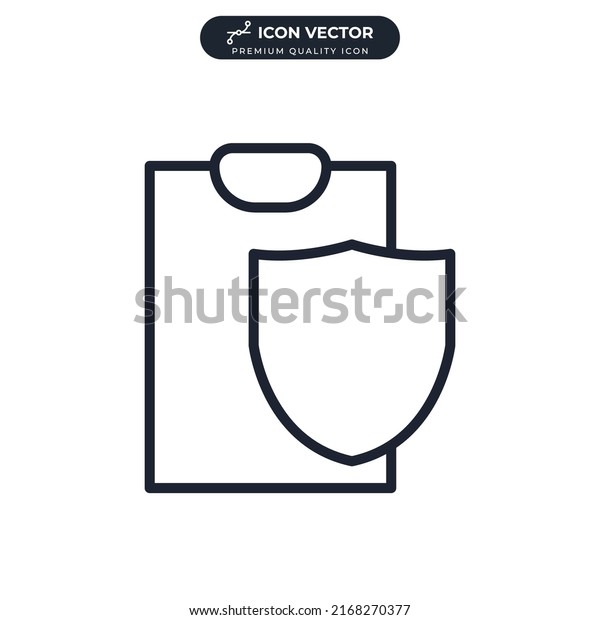 insurance icon symbol template for
graphic and web design collection logo vector
illustration