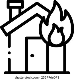 insurance icon. Thin Linear Style Design Isolated On White Background